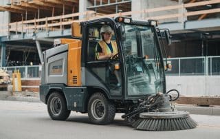 Street sweeper driver